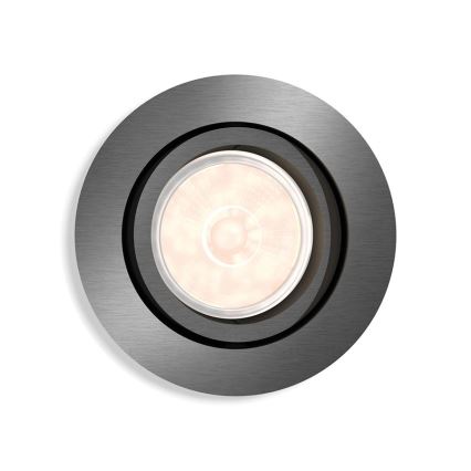 Philips - Luminária de embutir LED RGBW dimerizável DONEGAL 1xGU10/4,8W/230V + comando remoto