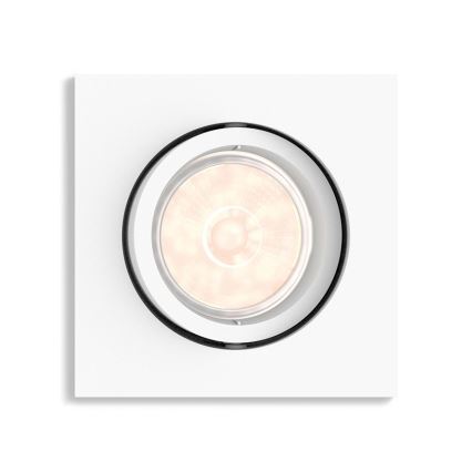 Philips - Luminária LED RGBW encastrável e dimerizável DONEGAL 1xGU10/4,8W/230V + controlo remoto
