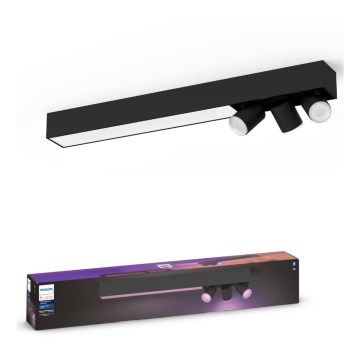 Philips - Luminária de embutir LED RGBW regulável LED/25W/230V + 3xGU10/5,7W