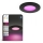 Philips - Luminária de embutir LED RGBW regulável para casa de banho Hue SLIM LED/8,3W/230V 1000-20000K preta P44