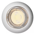 Philips - Luminária de embutir PERIDOT 1xGU10/7W/230V prata