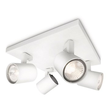 Philips - Luminária de focos 4xGU10/20W/230V