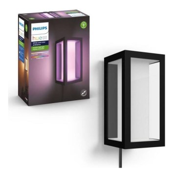Philips - Luminária de parede exterior regulável LED RGBW Hue IMPRESS 2xLED/8W/24V 2000-6500K IP44