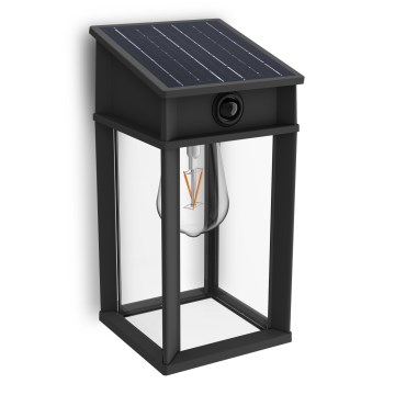 Philips - Luminária de parede solar LED com sensor de movimento e crepúsculo GERI LED/3,2W/3,7V 2600 mAh 2700K IP44