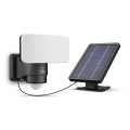 Philips - Luminária de parede solar LED com sensor de movimento e crepúsculo TYLUS LED/6W/3,7V 2600 mAh 5000K IP44