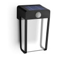 Philips - Luminária de parede solar LED com sensor SHROUD LED/2,3W/3,7V 600 mAh IP44