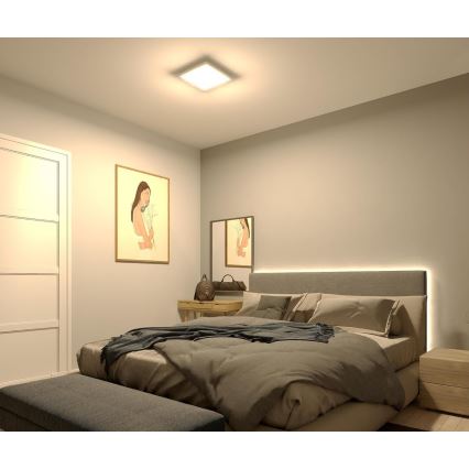 Philips - Luminária de teto dimerizável LED/15W/230V 2700K 39,5x39,5 cm