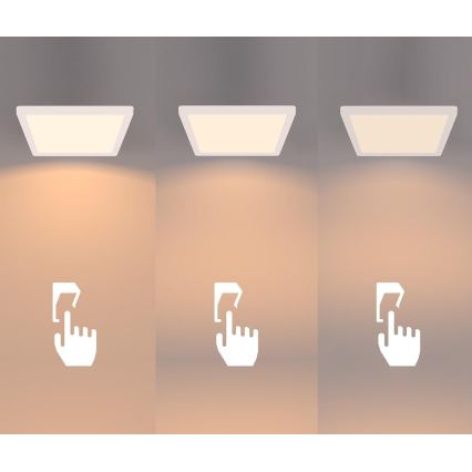 Philips - Luminária de teto dimerizável LED/15W/230V 2700K 39,5x39,5 cm