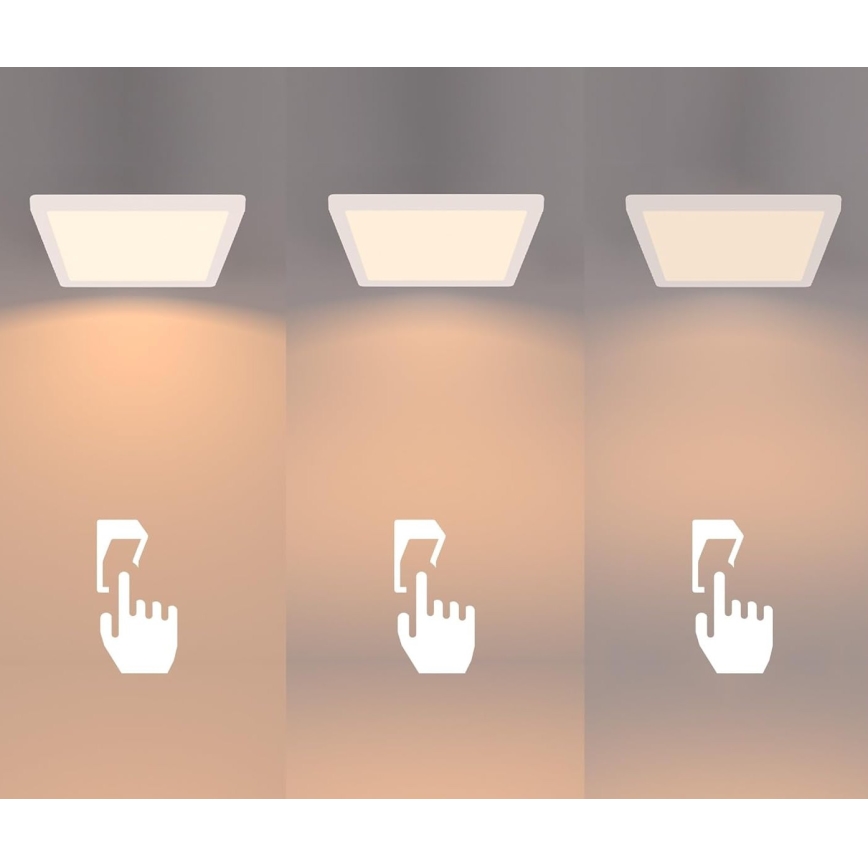 Philips - Luminária de teto dimerizável LED/15W/230V 2700K 39,5x39,5 cm