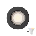 Philips - Luminária de teto embutida LED RGBW dimerizável PERIDOT 1xGU10/6,5W/230V 2700-6500K preta