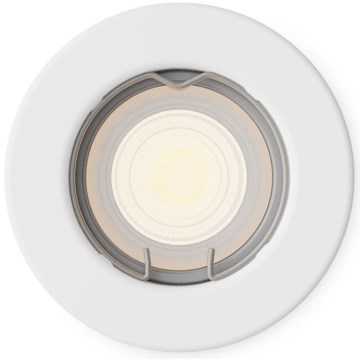 Philips - Luminária de teto embutida PERIDOT 1xGU10/7W/230V branca