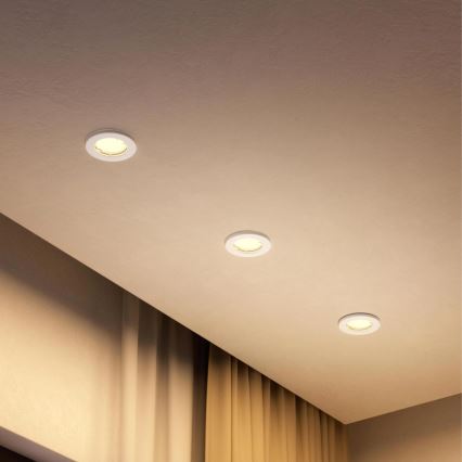 Philips - Luminária de teto embutida PERIDOT 1xGU10/7W/230V branca