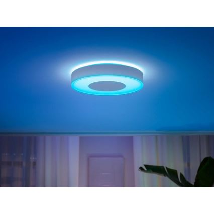Philips - LED RGB dimerizável candeeiro de tecto Hue INFUSE LED/52,5W/230V 2000-6500K Ø 425 mm branco