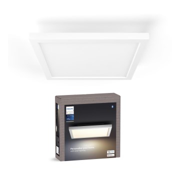 Philips - Luminária de teto LED dimerizável Hue AURELLE LED/19W/230V 2200-6500K 30x30 cm branca