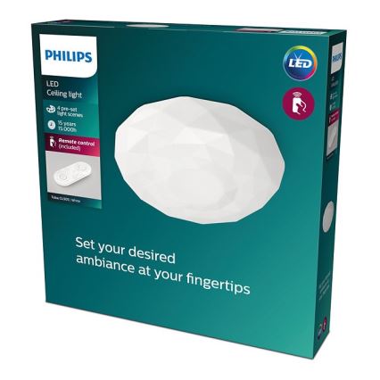 Philips - Luminária de teto LED regulável LED/23W/230V 2700-6500K + controlo remoto