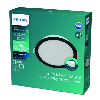 Philips - Luminária LED de embutir MESON LED/12,5W/230V 3000K