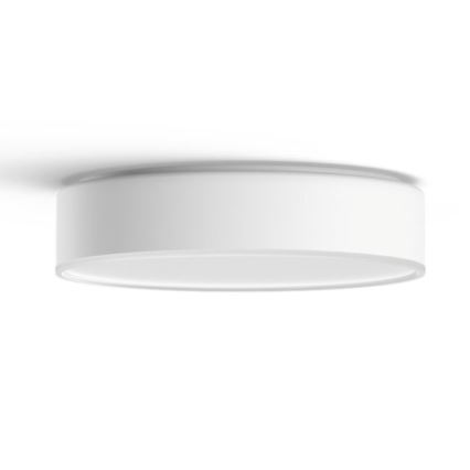 Philips - Candeeiro de tecto regulável Hue LED/9,6W/230V 2200–6500K Ø 261 mm branco + comando remoto