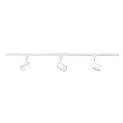 Philips - Foco LED dimerizável para trilho EASYLINK 3xGU10/6,2W/230V 2200-2700K 1m branco