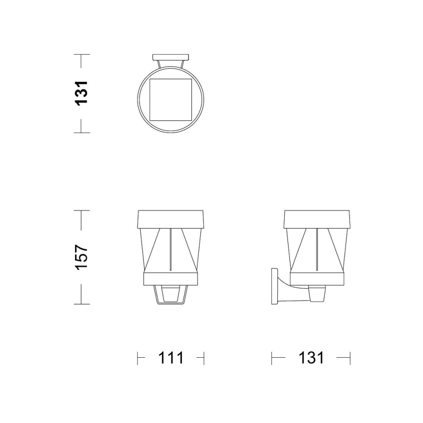 Philips - Luminária de parede solar LED AVERY LED/1,8W/3,7V 2600 mAh 2700K IP44