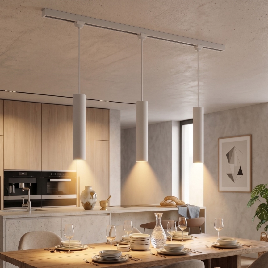 Philips - Lustre LED dimerizável suspenso por cabo para o sistema de trilhos EASYLINK 3xGU10/6,2W/230V 2200-2700K 1m branco