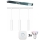 Philips - Lustre LED RGBW regulável, suspenso por cabo para sistema de trilhos EASYLINK HUE, 3x GU10 / 4,7 W / 230 V, 2200-6500 K, 1 m, branco + Hue Bridge
