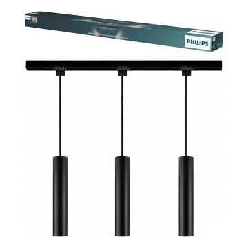 Philips - Lustre pendente com cabo para o sistema de calha EASYLINK 3xGU10/7W/230V 1m preto