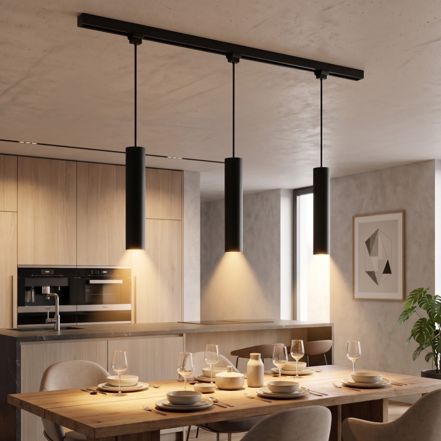 Philips - Lustre pendente com cabo para o sistema de calha EASYLINK 3xGU10/7W/230V 1m preto