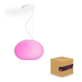 Philips - Lustre suspenso LED RGBW regulável com cabo Hue FLOURISH LED/39W/230V
