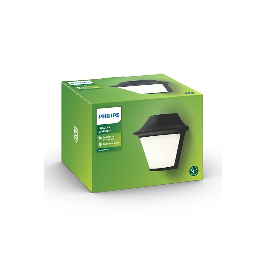 Philips Massive  - Iluminação de parede exterior 1xE27/42W/230V IP44
