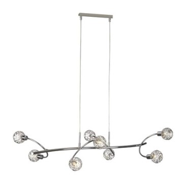 Philips Massive 40810/11/10 - Luz pendente SALVADOR 8xG9/28W