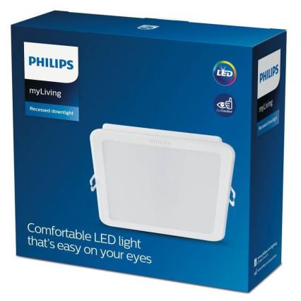 Philips - Luminária de embutir LED MESON LED/12,5W/230V 3000K