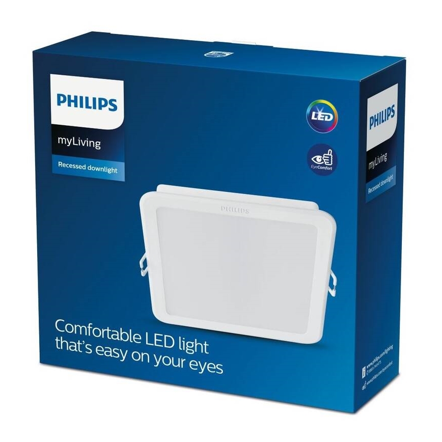 Philips - Luminária de embutir LED MESON LED/12,5W/230V 3000K