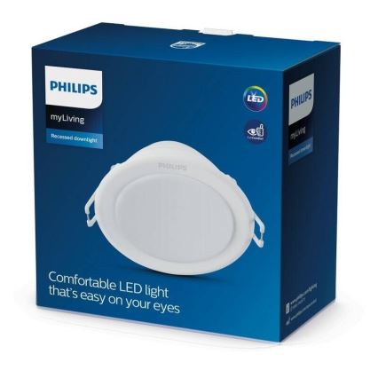 Philips - Luminária de embutir LED MESON LED/5,5W/230V 6500K