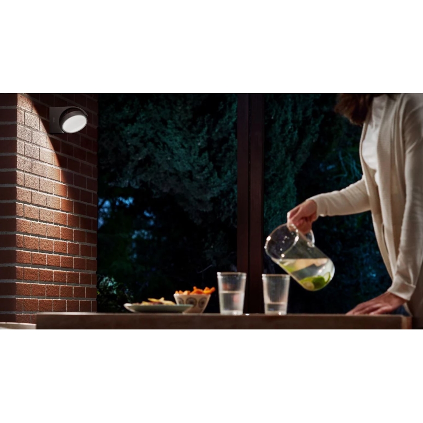 Philips - Luminária de parede LED para exterior LED/7W/230V 4000K IP44