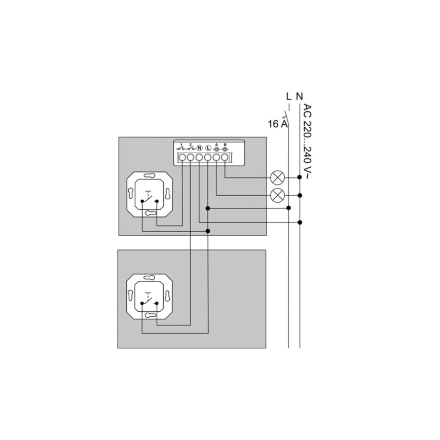 Philips - Módulo para interruptor de parede Hue com 2 botões