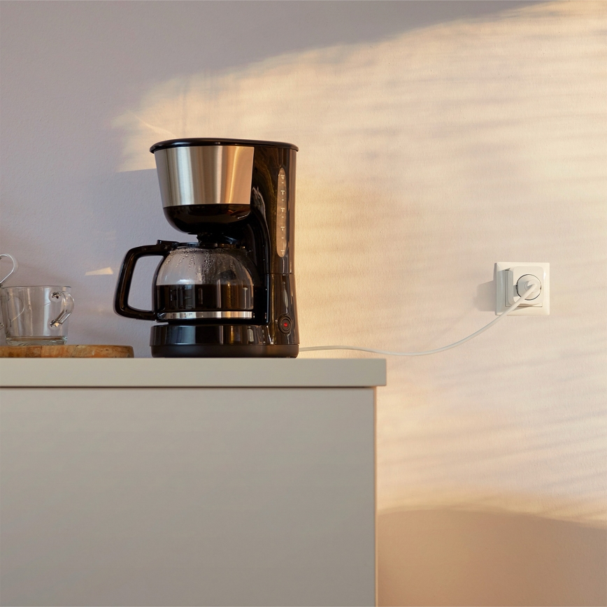 Philips - Pack de 2 tomadas inteligentes SCHUKO 2300W + medidor de energia Wi-Fi