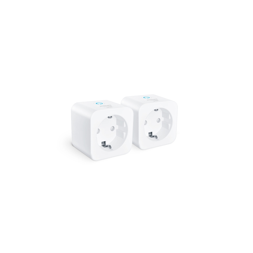 Philips - Pack de 2 tomadas inteligentes SCHUKO 2300W Wi‑Fi
