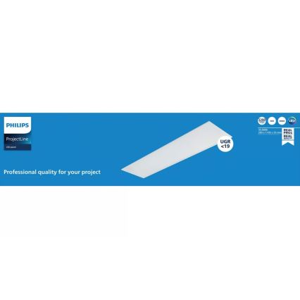 Philips - Painel LED embutido PROJECTLINE LED/36W/230V 4000K 119x29,5 cm