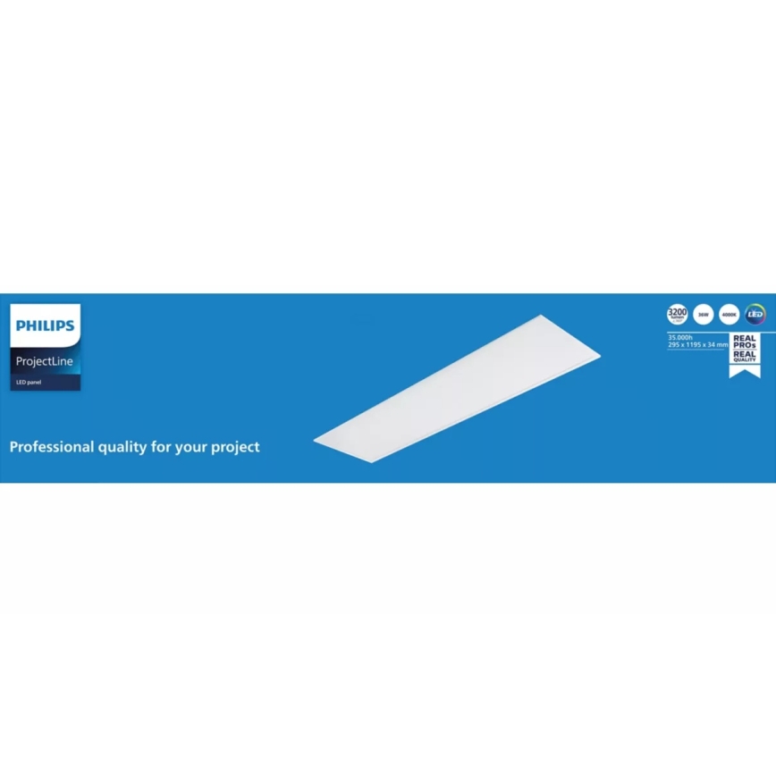 Philips - Painel LED para teto rebaixado PROJECTLINE LED/36W/230V UGR19 4000K 119x29,5 cm