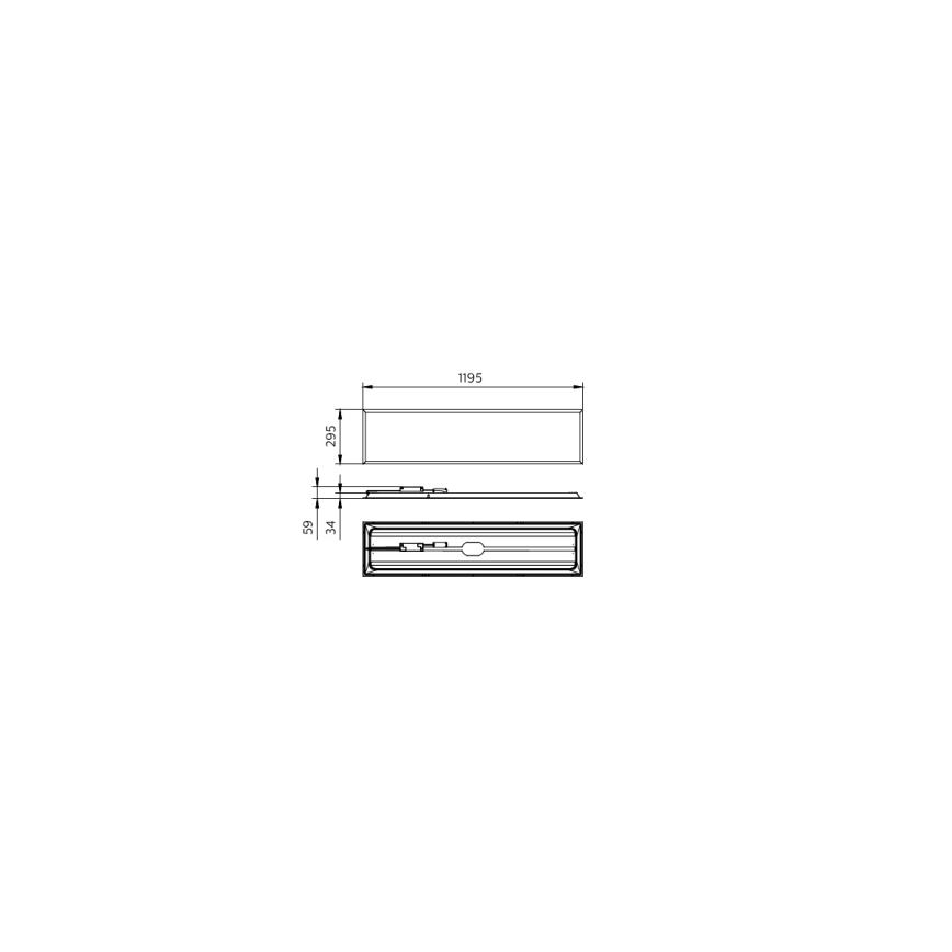 Philips - Painel LED para teto rebaixado PROJECTLINE LED/36W/230V UGR19 4000K 119x29,5 cm