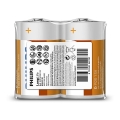 Philips R20L2F/10 - 2 unidades Pilha de cloreto de zinco D LONGLIFE 1,5V 5000mAh