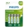Philips R6B4B260/10 - 4 unidades Pilhas recarregáveis AA NiMH/1,2V/2600 mAh
