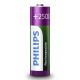 Philips R6B4RTU25/10 - 4 pçs Pilha recarregável AA MULTILIFE NiMH/1,2V/2500 mAh