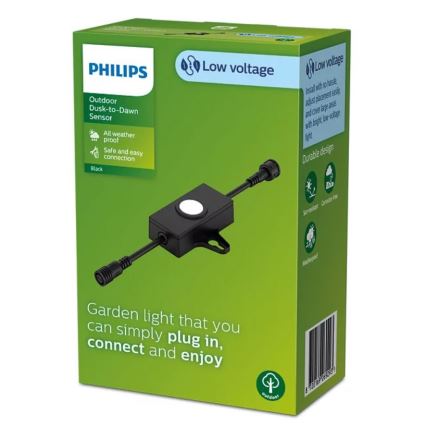 Philips - Sensor exterior com um temporizador GARDENLINK 24V IP67