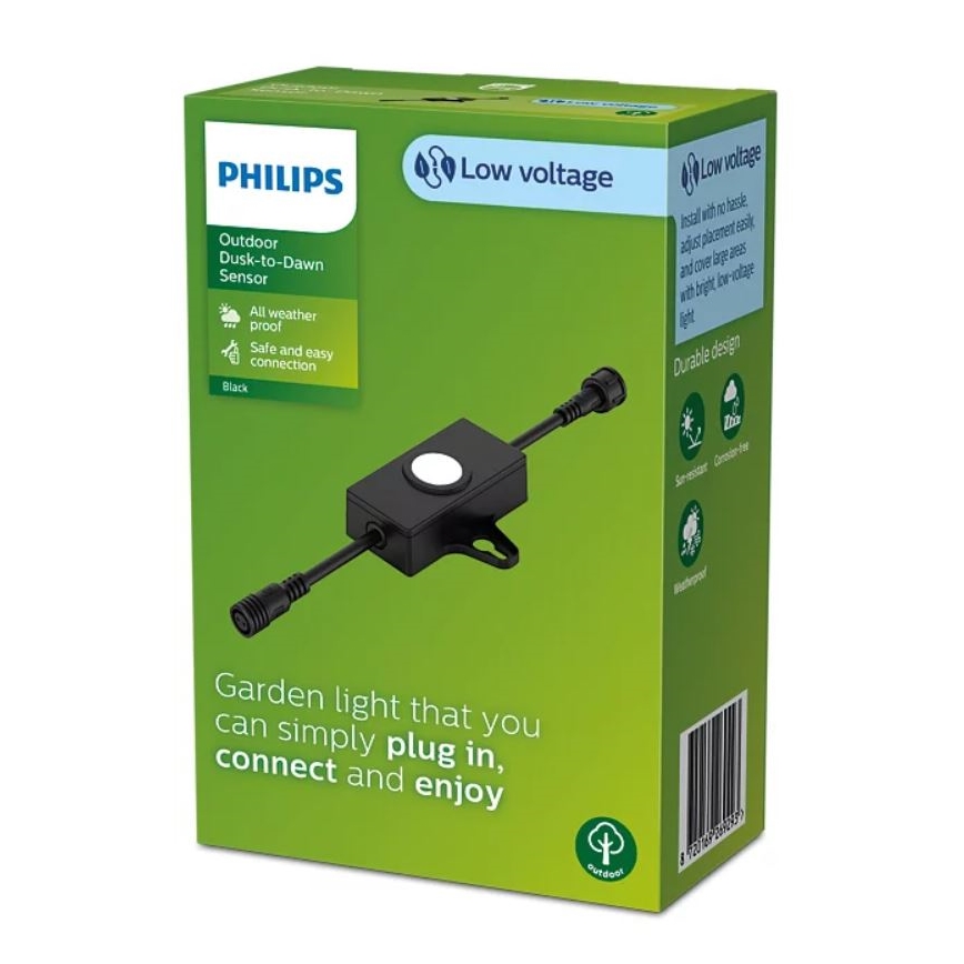 Philips - Sensor exterior com um temporizador GARDENLINK 24V IP67
