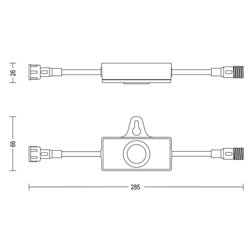 Philips - Sensor exterior com um temporizador GARDENLINK 24V IP67
