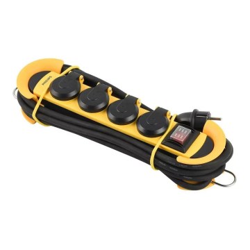 Philips SPN5140YB/60 - Extensão com interruptor 4Z 3m IP44