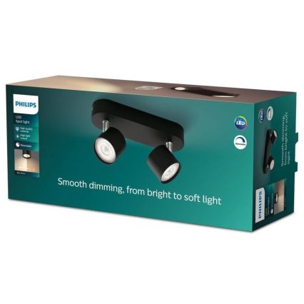 Philips - Luminária de embutir LED dimmerizável 2xLED/4,5W/230V