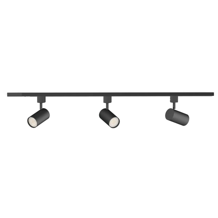 Philips - LED RGBW Spot regulável para sistema de calha EASYLINK HUE 3xGU10/4,7W/230V 2200-6500K 1m preto
