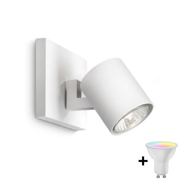 Philips - Spot LED RGBW dimerizável RUNNER 1xGU10/6,5W/230V 2700-6500K branco